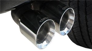 Ford F-150 Performance Exhaust - Single Side Exit - CORSA Performance - Cat Back Sport - Polished - `11-`14 Ford F-150 Performance Exhaust - Single Side Exit - CORSA Performance - Cat Back Sport - Polished - `11-`14